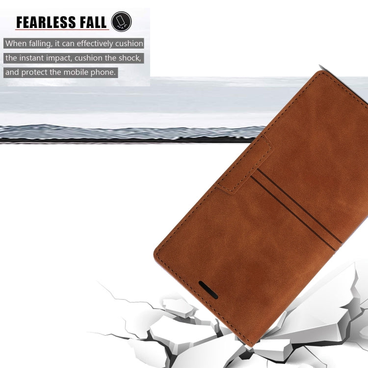 Dream Magnetic Suction Business Horizontal Flip PU Leather Case with Holder & Card Slot & Wallet, For iPhone 11 Pro, For iPhone 11 Pro Max, For iPhone X / XS, For iPhone XR, For iPhone XS Max, For iPhone SE 2022 / SE 2020 / 8 / 7                       ...