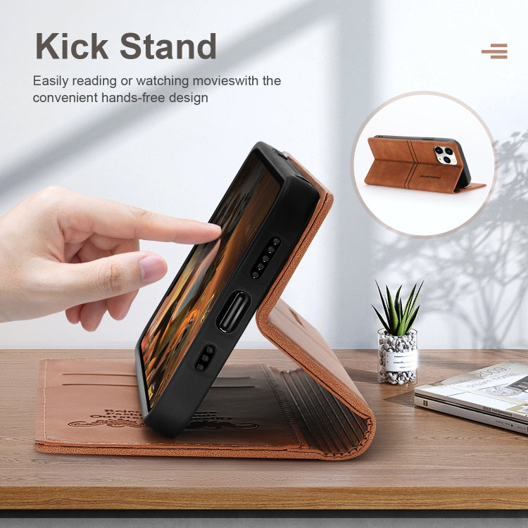 Dream Magnetic Suction Business Horizontal Flip PU Leather Case with Holder & Card Slot & Wallet, For iPhone 11 Pro, For iPhone 11 Pro Max, For iPhone X / XS, For iPhone XR, For iPhone XS Max, For iPhone SE 2022 / SE 2020 / 8 / 7                       ...