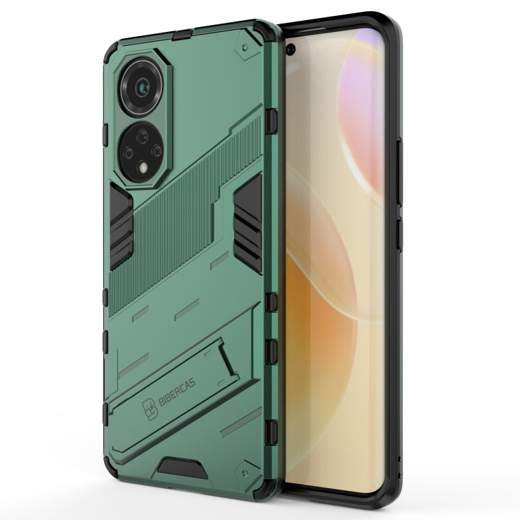 Punk Armor 2 in 1 PC + TPU Shockproof Case with Invisible Holder, For Huawei nova 9