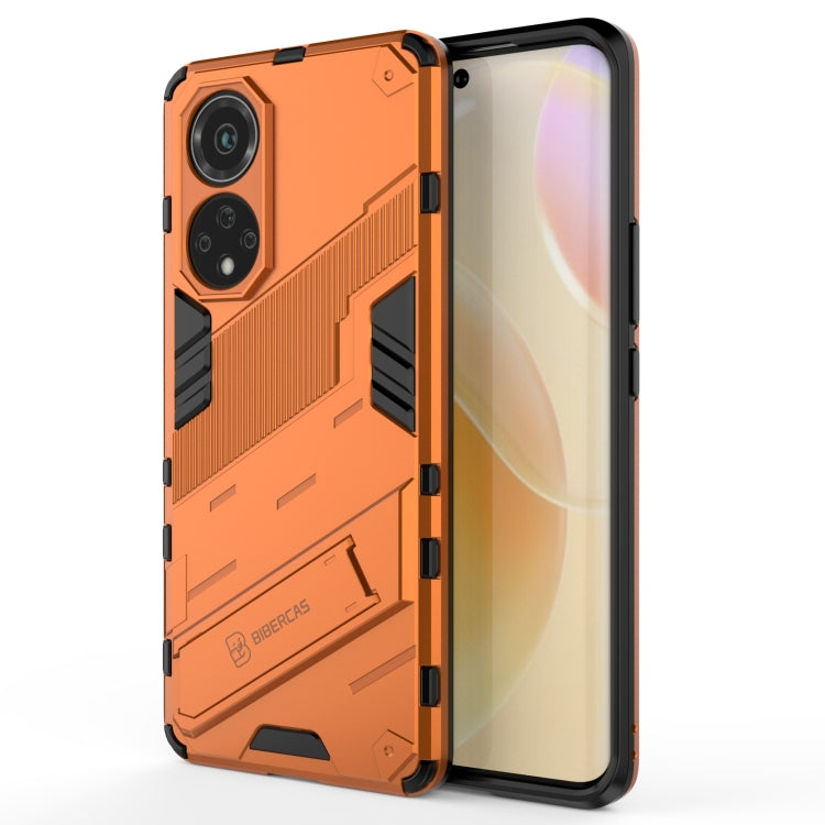Punk Armor 2 in 1 PC + TPU Shockproof Case with Invisible Holder, For Huawei nova 9