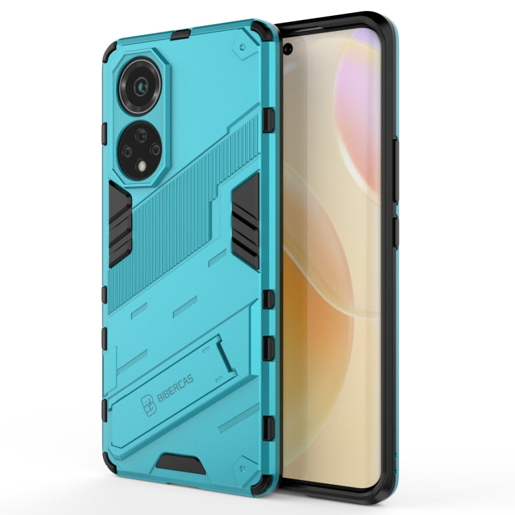 Punk Armor 2 in 1 PC + TPU Shockproof Case with Invisible Holder, For Huawei nova 9