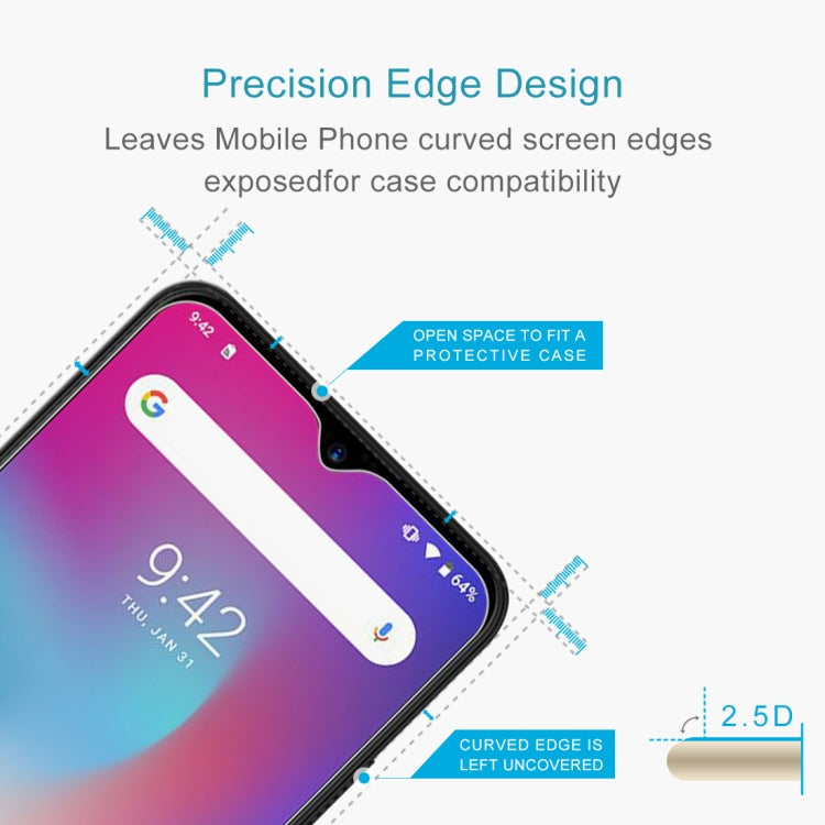 10 PCS 0.26mm 9H 2.5D Tempered Glass Film, For Blackview A70 / A70 Pro / A55 (10 PCS)