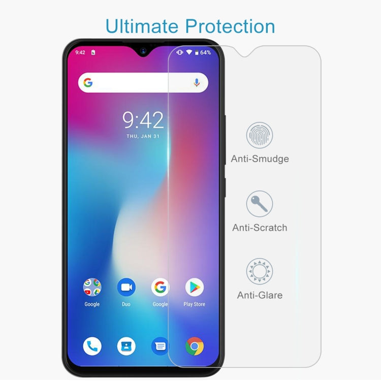 10 PCS 0.26mm 9H 2.5D Tempered Glass Film, For Blackview A70 / A70 Pro / A55 (10 PCS)