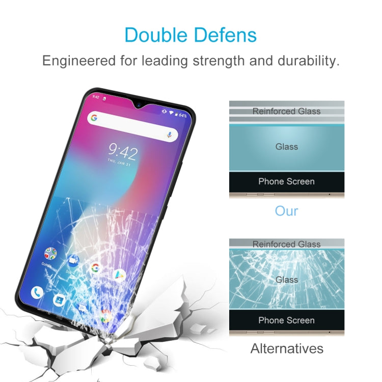 10 PCS 0.26mm 9H 2.5D Tempered Glass Film, For Blackview A70 / A70 Pro / A55 (10 PCS)