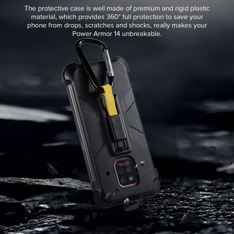 Ulefone Multifunctional TPU + PC Protective Case with Back Clip & Carabiner, For Ulefone Power Armor 14