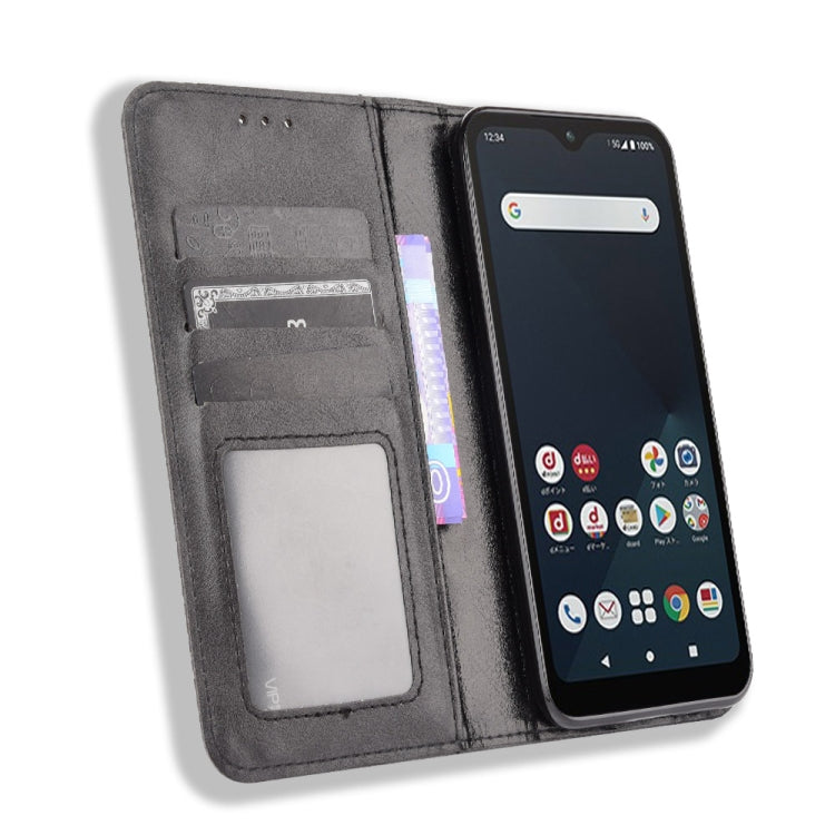 Magnetic Buckle Retro Crazy Horse Texture Horizontal Flip Leather Case with Holder & Card Slots & Photo Frame, For Fujitsu Arrows WE, For Blackview Oscal C20, For Nokia C30, For Nokia C50 5G, For Oukitel WP13 5G, For Aquos Sense6, For Aquos Zero6      ...