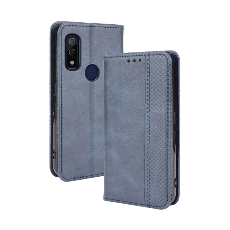 Magnetic Buckle Retro Crazy Horse Texture Horizontal Flip Leather Case with Holder & Card Slots & Photo Frame, For Fujitsu Arrows WE, For Blackview Oscal C20, For Nokia C30, For Nokia C50 5G, For Oukitel WP13 5G, For Aquos Sense6, For Aquos Zero6      ...