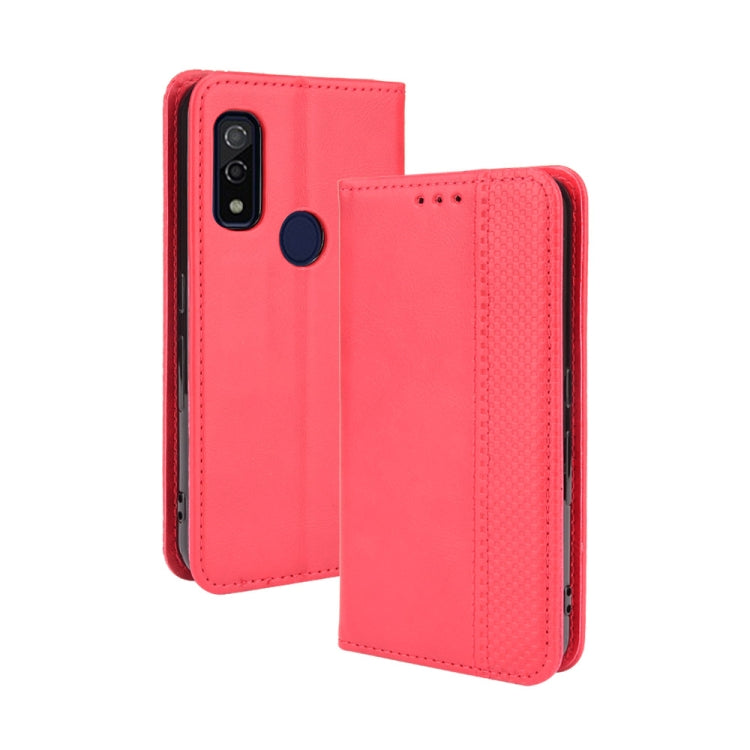 Magnetic Buckle Retro Crazy Horse Texture Horizontal Flip Leather Case with Holder & Card Slots & Photo Frame, For Fujitsu Arrows WE, For Blackview Oscal C20, For Nokia C30, For Nokia C50 5G, For Oukitel WP13 5G, For Aquos Sense6, For Aquos Zero6      ...