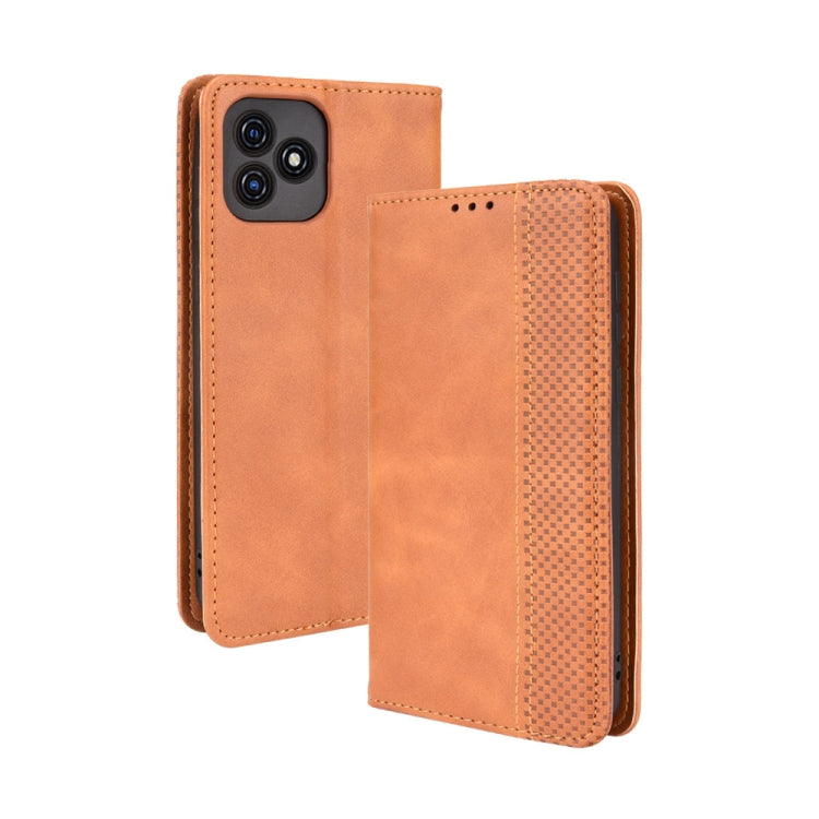 Magnetic Buckle Retro Crazy Horse Texture Horizontal Flip Leather Case with Holder & Card Slots & Photo Frame, For Fujitsu Arrows WE, For Blackview Oscal C20, For Nokia C30, For Nokia C50 5G, For Oukitel WP13 5G, For Aquos Sense6, For Aquos Zero6      ...