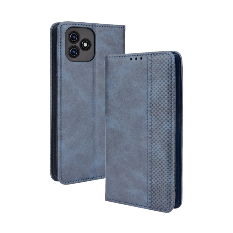 Magnetic Buckle Retro Crazy Horse Texture Horizontal Flip Leather Case with Holder & Card Slots & Photo Frame, For Fujitsu Arrows WE, For Blackview Oscal C20, For Nokia C30, For Nokia C50 5G, For Oukitel WP13 5G, For Aquos Sense6, For Aquos Zero6      ...