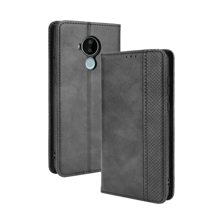 Magnetic Buckle Retro Crazy Horse Texture Horizontal Flip Leather Case with Holder & Card Slots & Photo Frame, For Fujitsu Arrows WE, For Blackview Oscal C20, For Nokia C30, For Nokia C50 5G, For Oukitel WP13 5G, For Aquos Sense6, For Aquos Zero6      ...