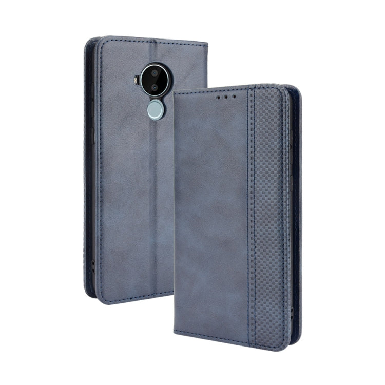Magnetic Buckle Retro Crazy Horse Texture Horizontal Flip Leather Case with Holder & Card Slots & Photo Frame, For Fujitsu Arrows WE, For Blackview Oscal C20, For Nokia C30, For Nokia C50 5G, For Oukitel WP13 5G, For Aquos Sense6, For Aquos Zero6      ...