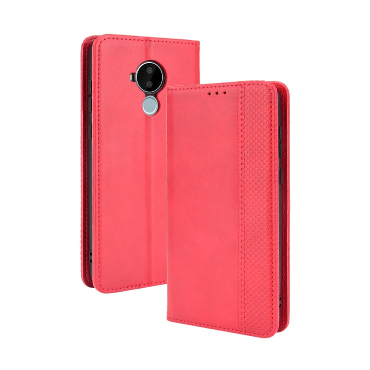 Magnetic Buckle Retro Crazy Horse Texture Horizontal Flip Leather Case with Holder & Card Slots & Photo Frame, For Fujitsu Arrows WE, For Blackview Oscal C20, For Nokia C30, For Nokia C50 5G, For Oukitel WP13 5G, For Aquos Sense6, For Aquos Zero6      ...