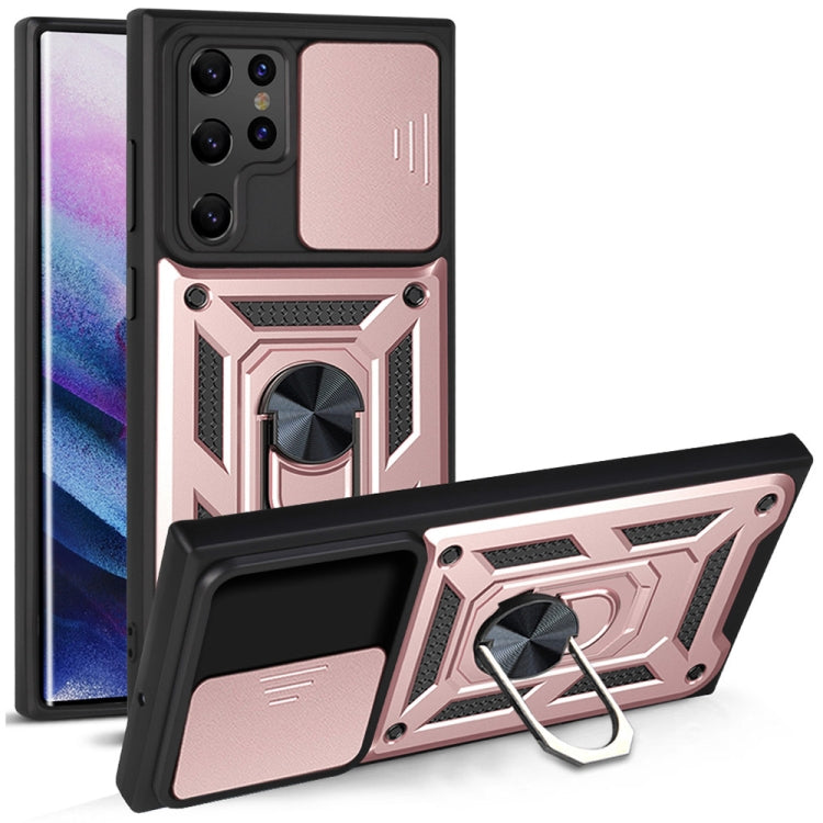 Sliding Camera Cover Design TPU+PC Protective Case, For Samaung Galaxy S22 5G, For Samaung Galaxy S22+ 5G, For Samaung Galaxy S22 Ultra 5G