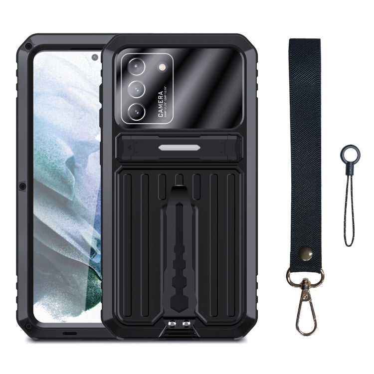 Armor Shockproof Splash-proof Dust-proof Phone Case with Holder, For Samsung Galaxy S21 5G, For Samsung Galaxy S21+ 5G, For Samsung Galaxy S21 Ultra 5G, For Samsung Galaxy S21 FE