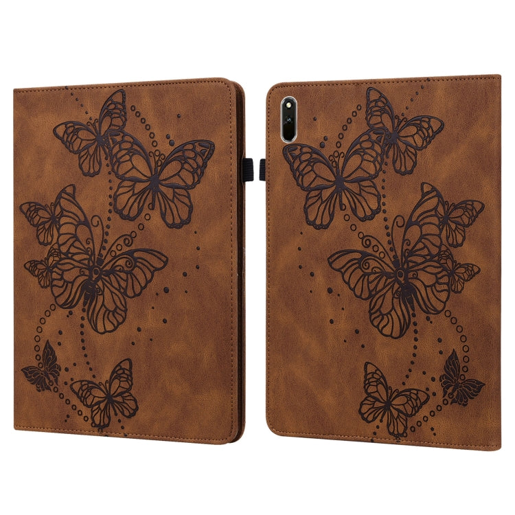 Embossed Butterfly Pattern Horizontal Flip Leather Tablet Case, For Huawei MatePad Pro 10.8 2021 / 2018, For Huawei MatePad 11 2021, For Huawei MediaPad T3 10 9.6 inch, For Huawei MatePad T10S, For Huawei MediaPad T5 10 inch                            ...