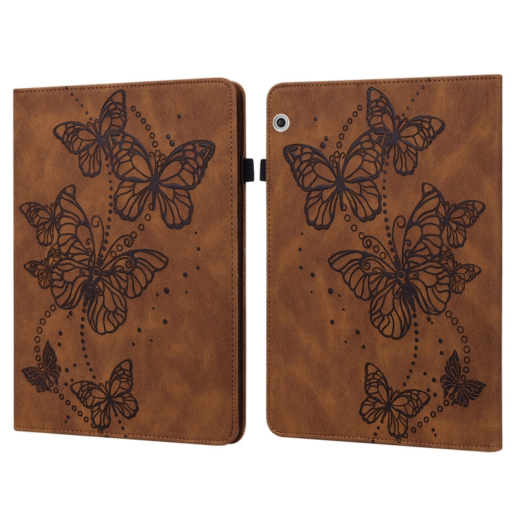 Embossed Butterfly Pattern Horizontal Flip Leather Tablet Case, For Huawei MatePad Pro 10.8 2021 / 2018, For Huawei MatePad 11 2021, For Huawei MediaPad T3 10 9.6 inch, For Huawei MatePad T10S, For Huawei MediaPad T5 10 inch                            ...