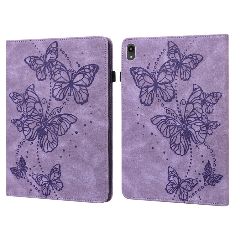 Embossed Butterfly Pattern Horizontal Flip Leather Tablet Case, For Lenovo Tab M10 Plus / Tab M10 FHD Plus 10.3 inch TB-X606F TB-606X, For Lenovo Tab M10 TB-X505L / TB-X505F / TB-X605L / TB-X605F & P10 TB-X705F / TB-X705L                               ...