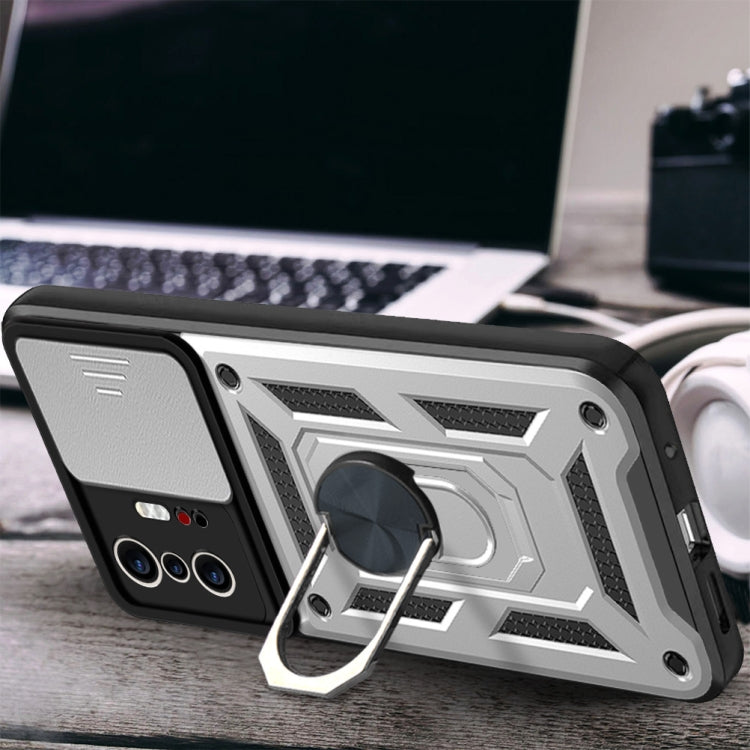 Sliding Camera Cover Design TPU+PC Protective Case, For Xiaomi Mi 11T / 11T Pro
