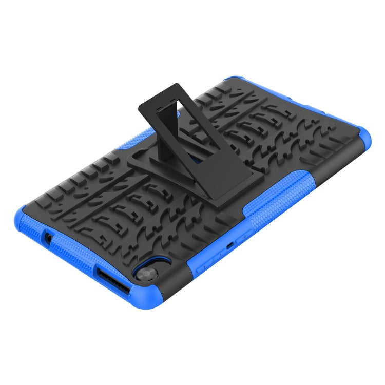 Tire Texture Shockproof TPU+PC Tablet Case with Holder, For Lenovo Tab M8 3rd Gen / M8 HD