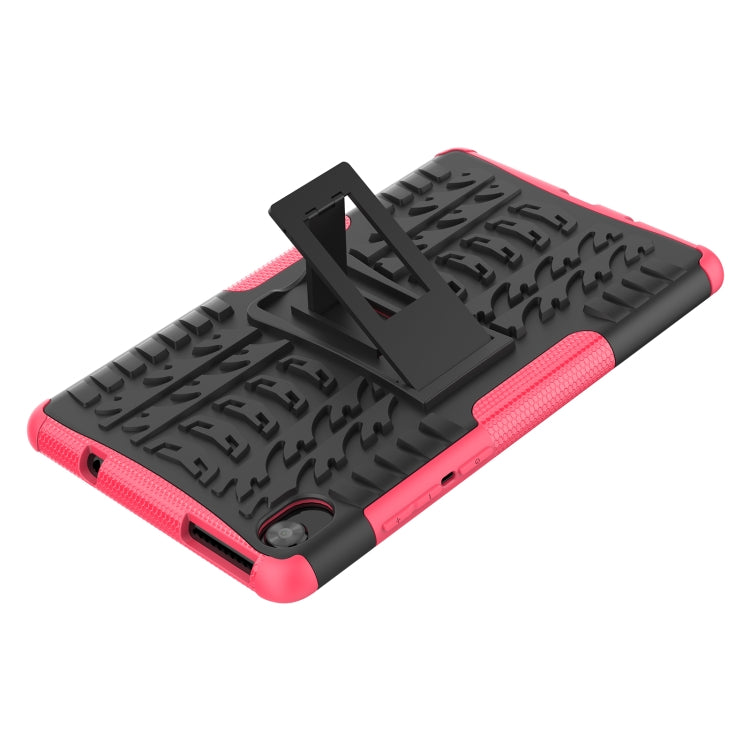 Tire Texture Shockproof TPU+PC Tablet Case with Holder, For Lenovo Tab M8 3rd Gen / M8 HD