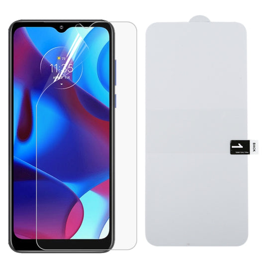 Full Screen Protector Explosion-proof Hydrogel Film, For Motorola G Pure (1 PC), For Nokia C20 Plus (1 PC), For Motorola Moto E20 (1 PC), For Nokia C01 Core (1 PC), For Nokia G50 (1 PC), For vivo Y33s / Y76s / T1x / Y76 5G (1 PC), For vivo Y21 (1 PC)  ...