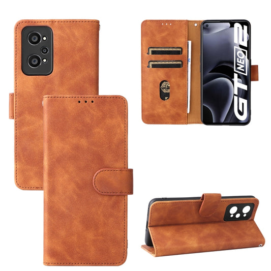Solid Color Skin Feel Magnetic Buckle Horizontal Flip Calf Texture PU Phone Case, For OPPO Realme GT Neo2, For OPPO Realme 8i, For Nokia G50, For TCL A3X