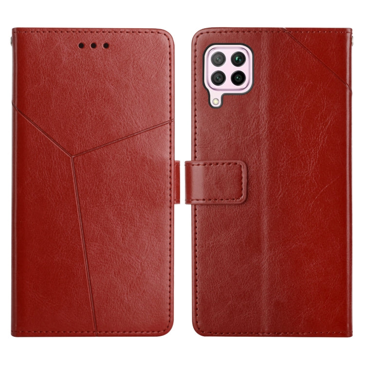 Y Stitching Horizontal Flip Leather Phone Case with Holder & Card Slots & Wallet & Photo Frame, For Huawei P40 Lite, For Huawei P40 Lite 5G, For Huawei P40 Pro, For Huawei P50, For Huawei P50 Pro