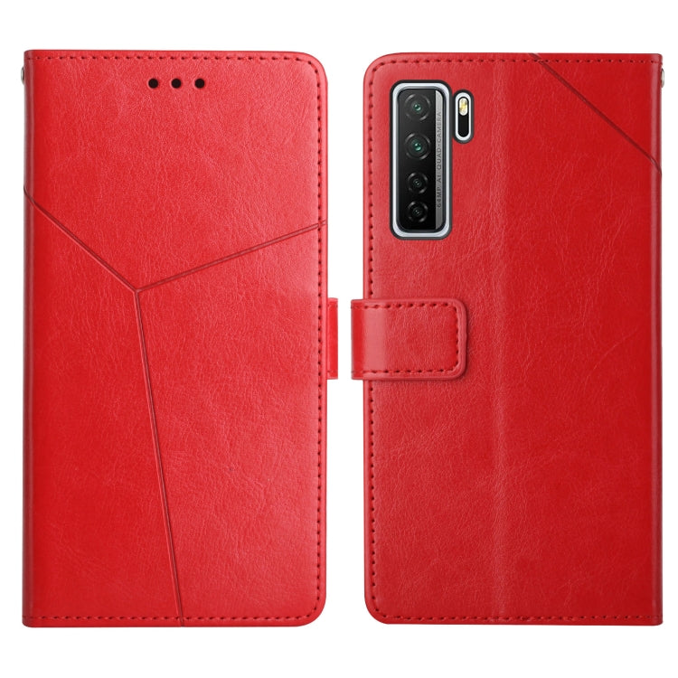 Y Stitching Horizontal Flip Leather Phone Case with Holder & Card Slots & Wallet & Photo Frame, For Huawei P40 Lite, For Huawei P40 Lite 5G, For Huawei P40 Pro, For Huawei P50, For Huawei P50 Pro