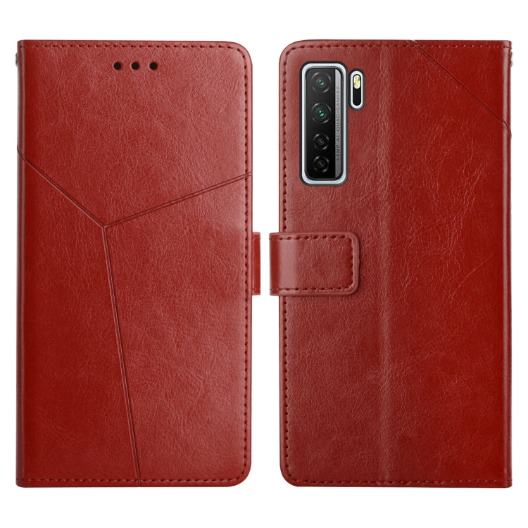 Y Stitching Horizontal Flip Leather Phone Case with Holder & Card Slots & Wallet & Photo Frame, For Huawei P40 Lite, For Huawei P40 Lite 5G, For Huawei P40 Pro, For Huawei P50, For Huawei P50 Pro