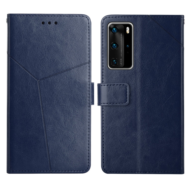 Y Stitching Horizontal Flip Leather Phone Case with Holder & Card Slots & Wallet & Photo Frame, For Huawei P40 Lite, For Huawei P40 Lite 5G, For Huawei P40 Pro, For Huawei P50, For Huawei P50 Pro