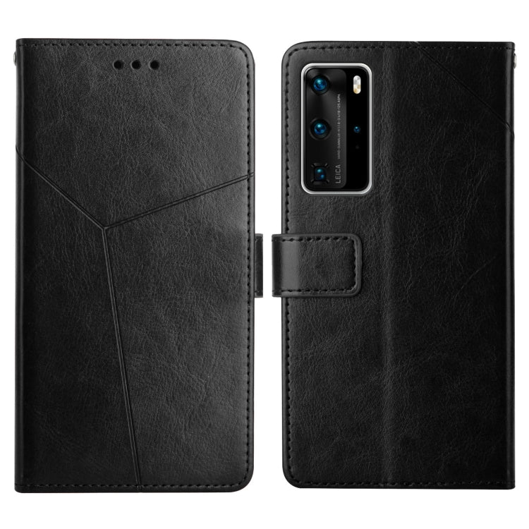 Y Stitching Horizontal Flip Leather Phone Case with Holder & Card Slots & Wallet & Photo Frame, For Huawei P40 Lite, For Huawei P40 Lite 5G, For Huawei P40 Pro, For Huawei P50, For Huawei P50 Pro