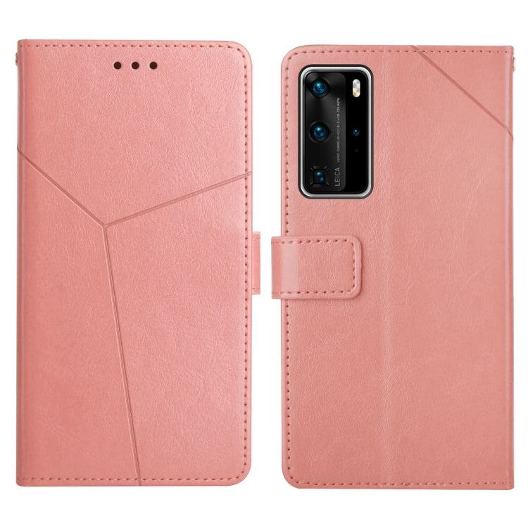 Y Stitching Horizontal Flip Leather Phone Case with Holder & Card Slots & Wallet & Photo Frame, For Huawei P40 Lite, For Huawei P40 Lite 5G, For Huawei P40 Pro, For Huawei P50, For Huawei P50 Pro