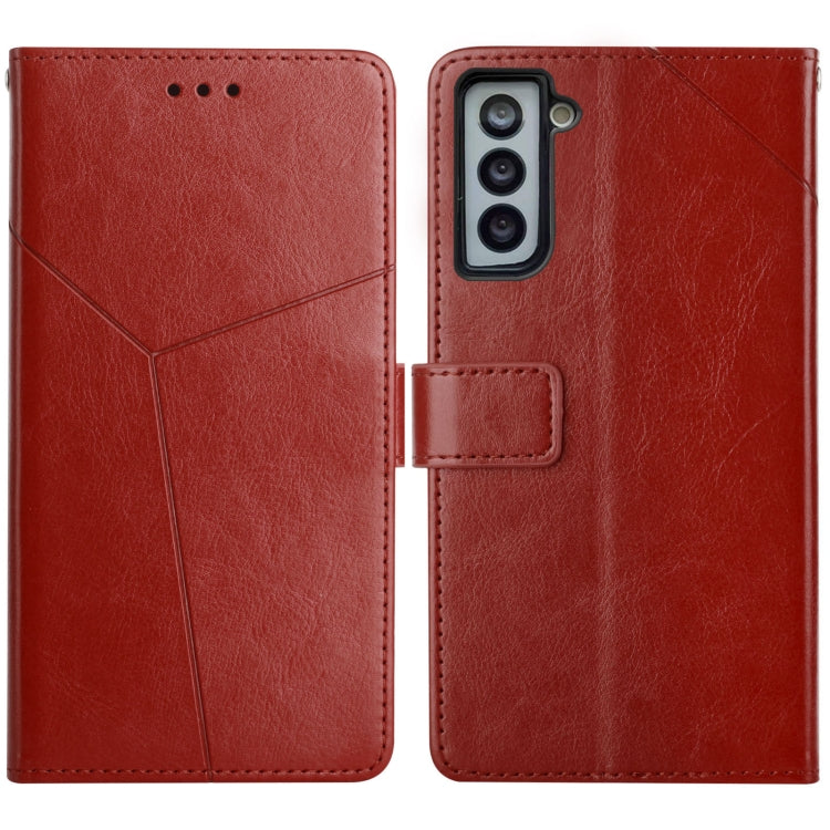 Y Stitching Horizontal Flip Leather Case with Holder & Card Slots & Wallet & Photo Frame, For Samsung Galaxy S20, For Samsung Galaxy S20+, For Samsung Galaxy S20 Ultra, For Samsung Galaxy S20 FE, For Samsung Galaxy S21 5G, For Samsung Galaxy S21 FE 5G ...