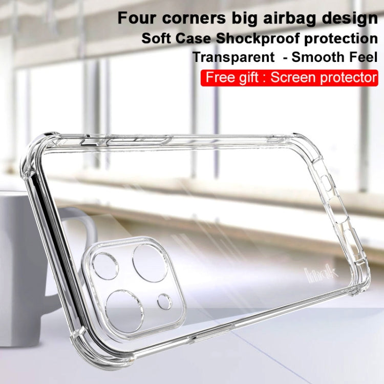 IMAK All-inclusive Shockproof Airbag TPU Phone Case with Screen Protector, For iPhone 13, For iPhone 13 mini, For iPhone 13 Pro, For iPhone 13 Pro Max