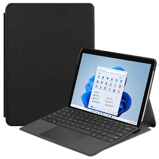 Solid Color Electric Pressed Horizontal Flip Tablet Leather Case with Holder, For Microsoft Surface Pro 8