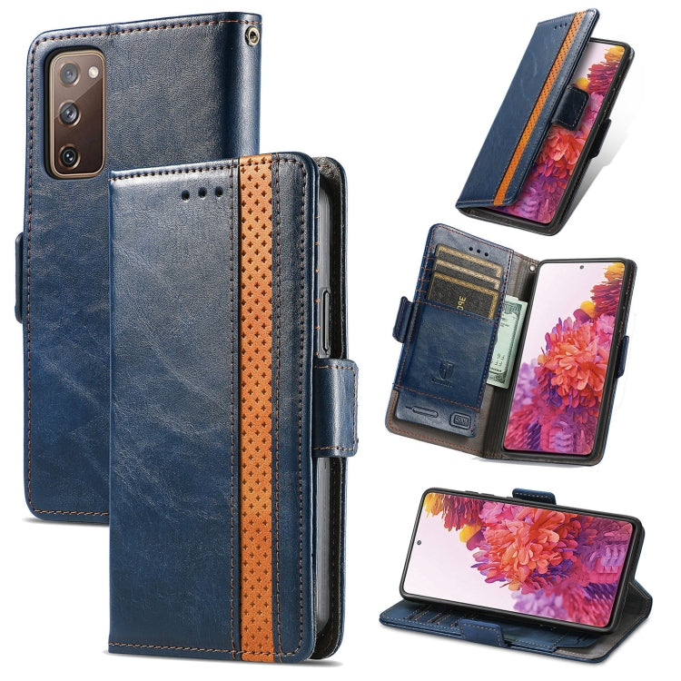 CaseNeo Splicing Dual Magnetic Buckle Leather Case with Holder & Card Slots & Wallet, For Xiaomi 11T / 11T Pro, For Samsung Galaxy S20 FE