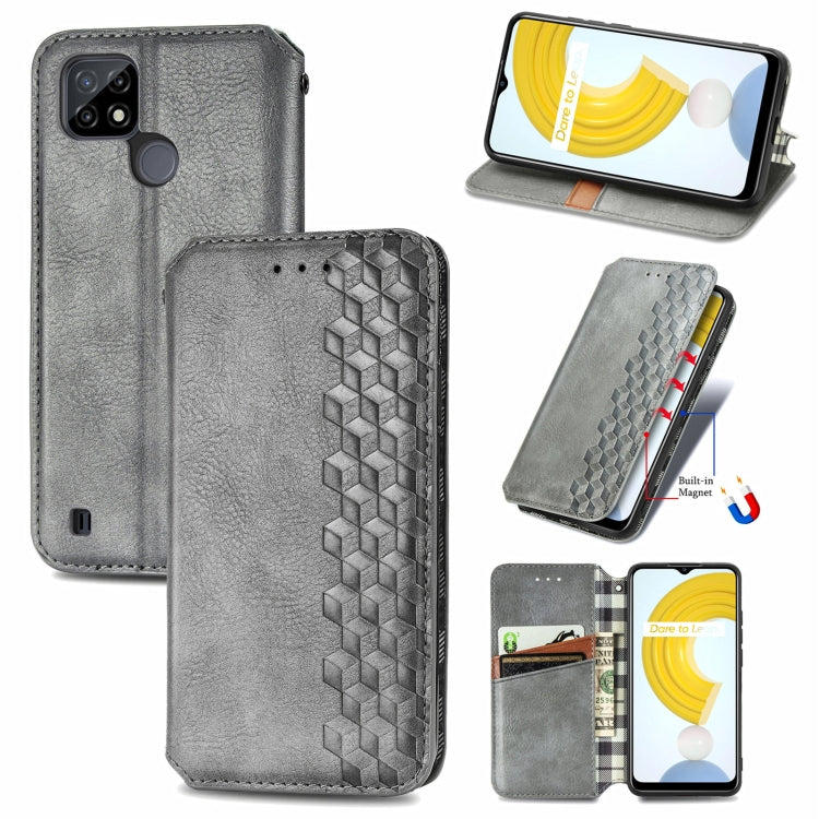 Cubic Grid Pressed Horizontal Flip Magnetic Leather Case with Holder & Card Slots & Wallet, For OPPO Realme C21Y, For Xiaomi Mi 11T / Mi 11T Pro, For Google Pixel 6, For Honor Play 5T Youth