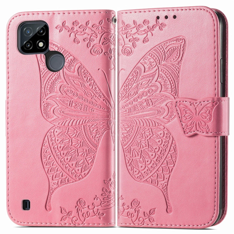 Butterfly Love Flowers Embossed Horizontal Flip Leather Case with Holder & Card Slots & Wallet & Lanyard, For DOOGEE N40 Pro, For Infinix Zero 8, For OPPO Realme C21Y, For Vodafone Smart E11, For Wiko Power U30, For Xiaomi Mi 11T / 11T Pro             ...