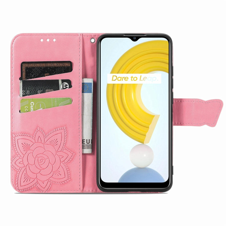 Butterfly Love Flowers Embossed Horizontal Flip Leather Case with Holder & Card Slots & Wallet & Lanyard, For OPPO Realme C21Y, For Xiaomi Mi 11T / 11T Pro, For Honor Play 5T Youth, For Google Pixel 6, For vivo Y72 5G