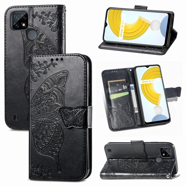 Butterfly Love Flowers Embossed Horizontal Flip Leather Case with Holder & Card Slots & Wallet & Lanyard, For OPPO Realme C21Y, For Xiaomi Mi 11T / 11T Pro, For Honor Play 5T Youth, For Google Pixel 6, For vivo Y72 5G