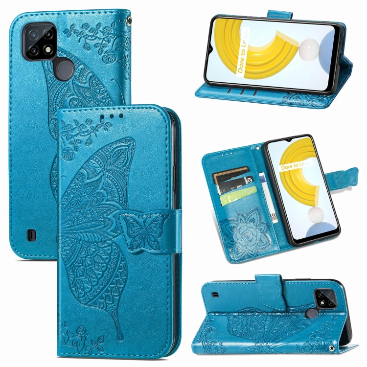Butterfly Love Flowers Embossed Horizontal Flip Leather Case with Holder & Card Slots & Wallet & Lanyard, For OPPO Realme C21Y, For Xiaomi Mi 11T / 11T Pro, For Honor Play 5T Youth, For Google Pixel 6, For vivo Y72 5G