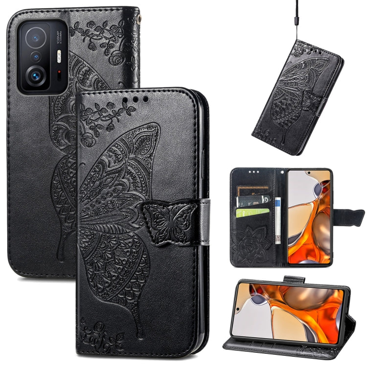 Butterfly Love Flowers Embossed Horizontal Flip Leather Case with Holder & Card Slots & Wallet & Lanyard, For OPPO Realme C21Y, For Xiaomi Mi 11T / 11T Pro, For Honor Play 5T Youth, For Google Pixel 6, For vivo Y72 5G
