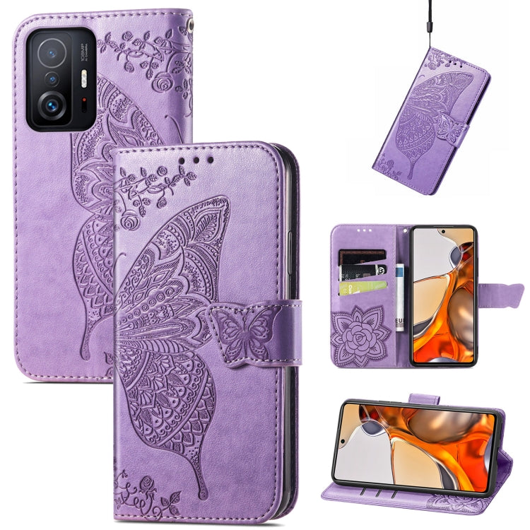 Butterfly Love Flowers Embossed Horizontal Flip Leather Case with Holder & Card Slots & Wallet & Lanyard, For OPPO Realme C21Y, For Xiaomi Mi 11T / 11T Pro, For Honor Play 5T Youth, For Google Pixel 6, For vivo Y72 5G