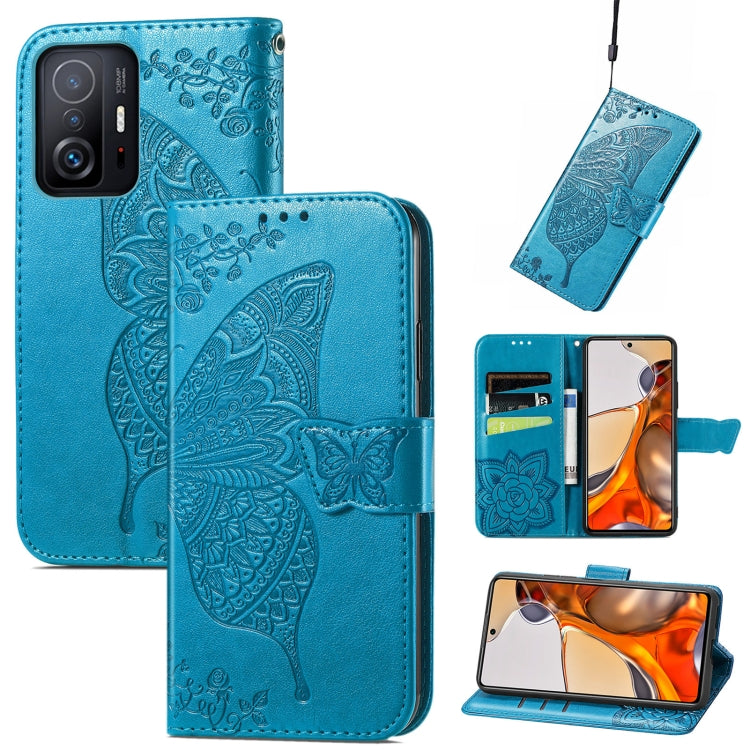 Butterfly Love Flowers Embossed Horizontal Flip Leather Case with Holder & Card Slots & Wallet & Lanyard, For OPPO Realme C21Y, For Xiaomi Mi 11T / 11T Pro, For Honor Play 5T Youth, For Google Pixel 6, For vivo Y72 5G