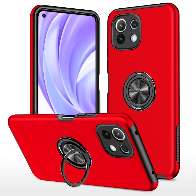 PC + TPU Shockproof Magnetic Phone Case with Invisible Ring Holder, For Xiaomi Redmi Note 10 4G, For Xiaomi Mi 11 Lite 5G, For Xiaomi Redmi K40, For Xiaomi Redmi Note 10 5G, For Xiaomi Mi 11, For Xiaomi Mi 11 Pro, For Xiaomi Poco X3 / X3 NFC           ...