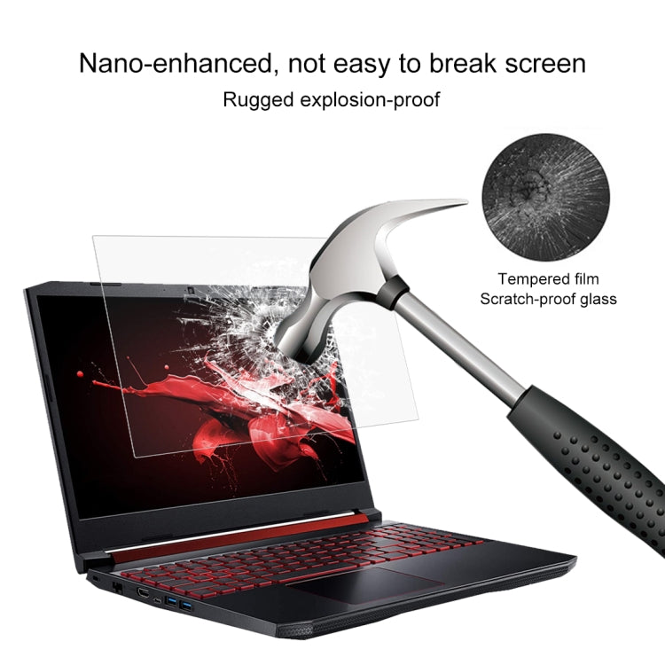 Laptop Screen HD Tempered Glass Protective Film, For Acer ConceptD 3 15.6 inch, For Acer ConceptD 7 Ezel 15.6 inch, For Acer EX215-51-50YZ 15.6 inch, For Acer EX215-51-5826 15.6 inch, For Acer EX215-51G-56GA 15.6 inch, For Acer EX215-51G-550A 15.6 inch...