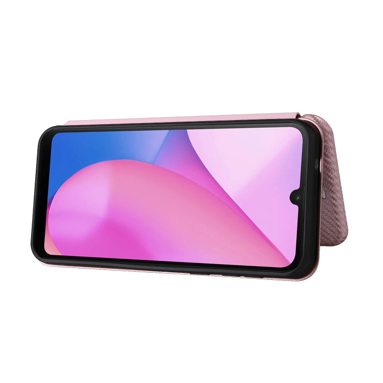 Carbon Fiber Texture Magnetic Horizontal Flip Leather Phone Case with Card Slot, For Blackview Oscal C20, For Samsung Galaxy A13 5G, For Motorola Moto E20 / E30 / E40