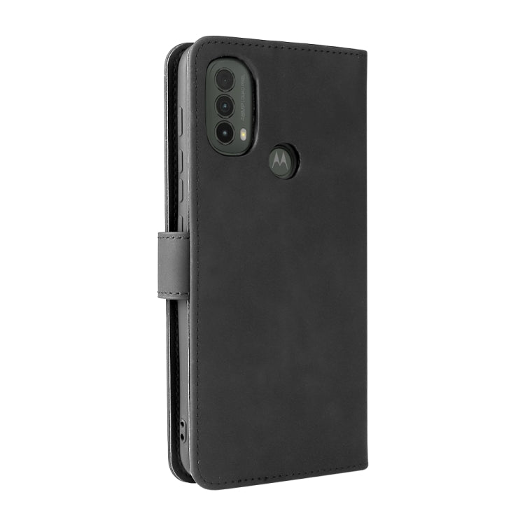 Skin Feel Magnetic Horizontal Flip Phone Leather Case with Holder & Card Slots & Wallet, For Motorola Moto E20 / E30 / E40