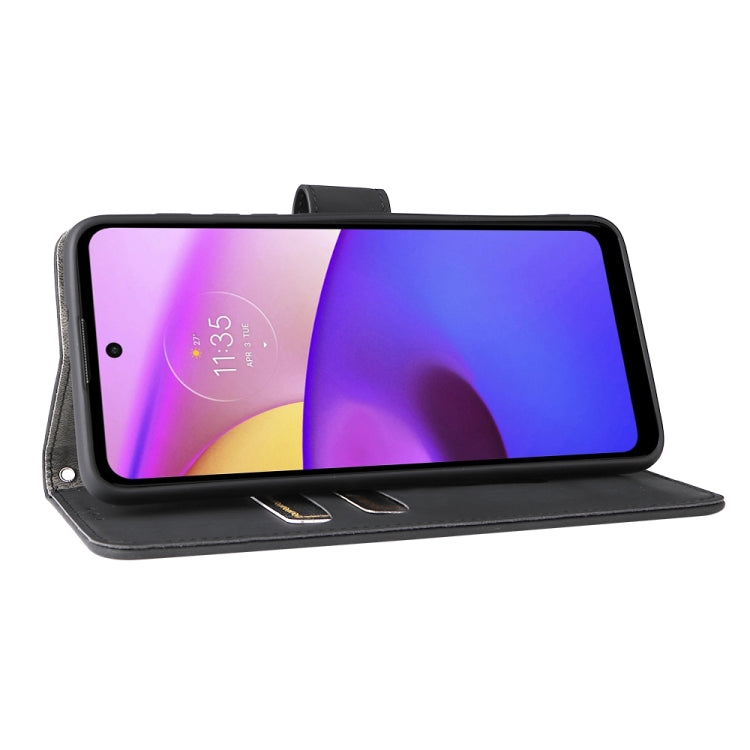 Skin Feel Magnetic Horizontal Flip Phone Leather Case with Holder & Card Slots & Wallet, For Motorola Moto E20 / E30 / E40